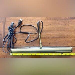 14” Brass Slimline Picture Light